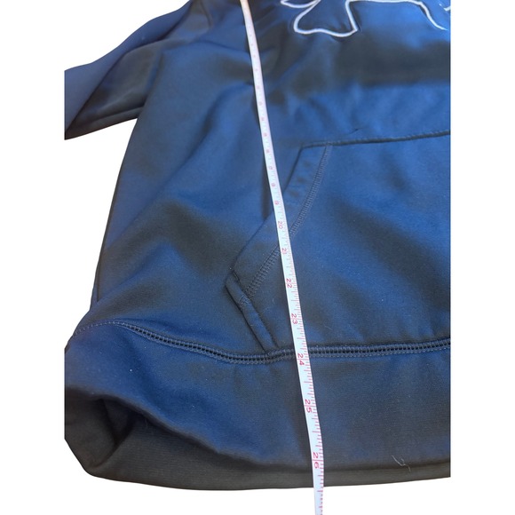 Under Armour Men's Fleece Big Logo Black Hoodie Sweatshirt L - Picture 5 of 6
